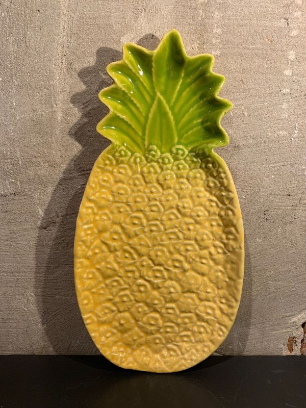 Jasmijnbloembinders - Bord ananas geel