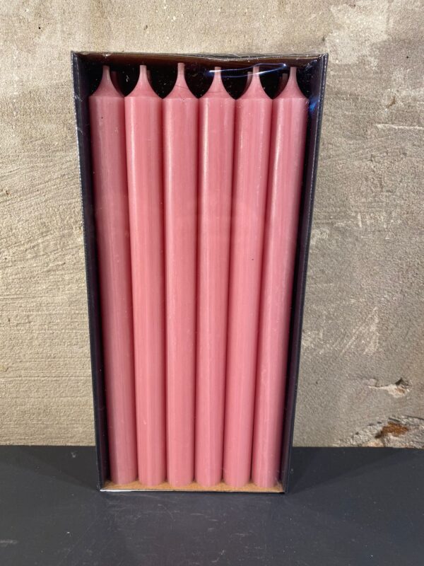 Diner kaarsen kleur licht roze