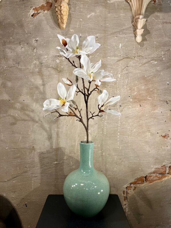 Zijden magnolia wit creme