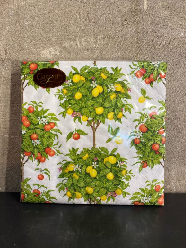 Servetten citrus topiaries