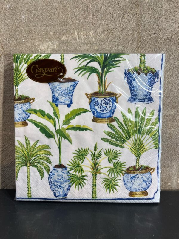 Servetten potted palms