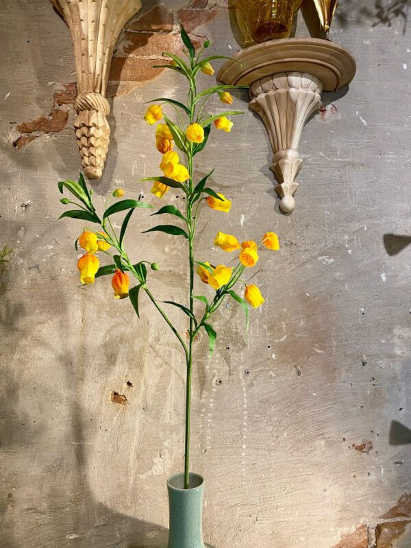 Zijden Sandersonia kleur oranje