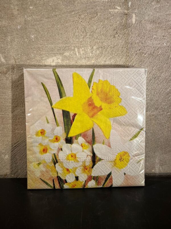 Servetten narcissen