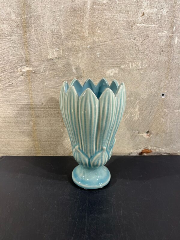 Bloemen vaas blauw