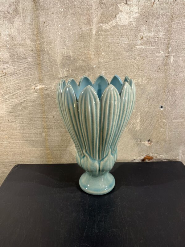 Bloemen vaas blauw
