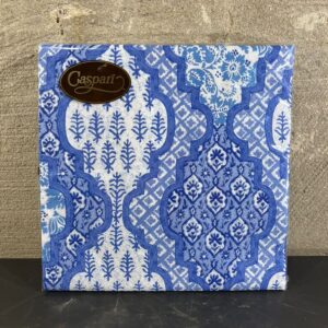 Servetten provencale cotton blue