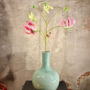 Zijden gloriosa roze