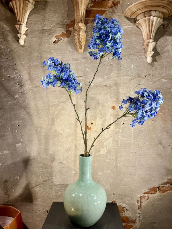 Zijden hortensia blauw