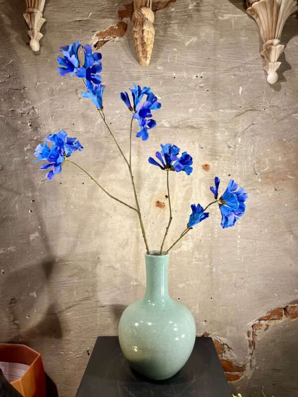 Zijden mandevilla blauw