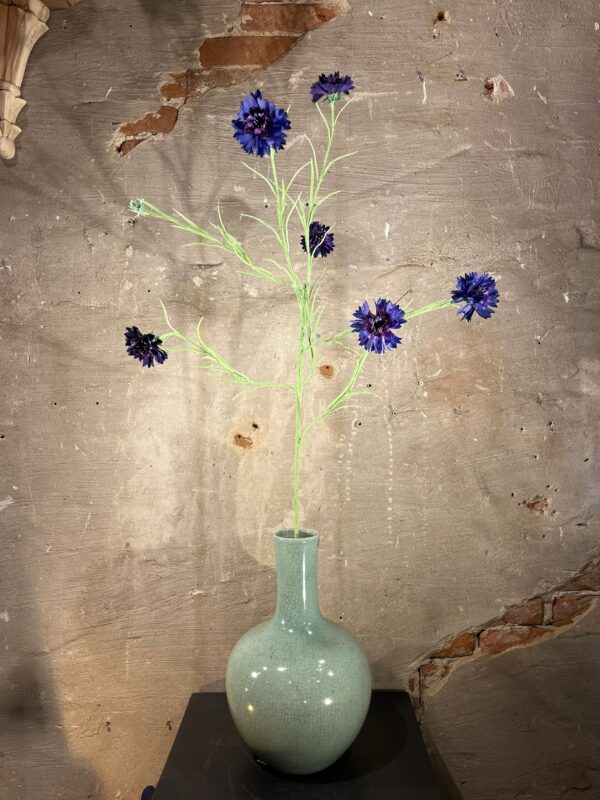 Zijden Korenbloem donker paars