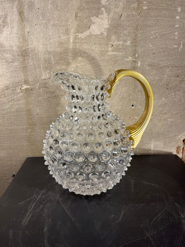 Karaf kleur Blanc met goud handvat