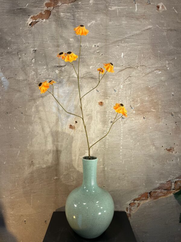 Zijden Rudbeckia tak oranje