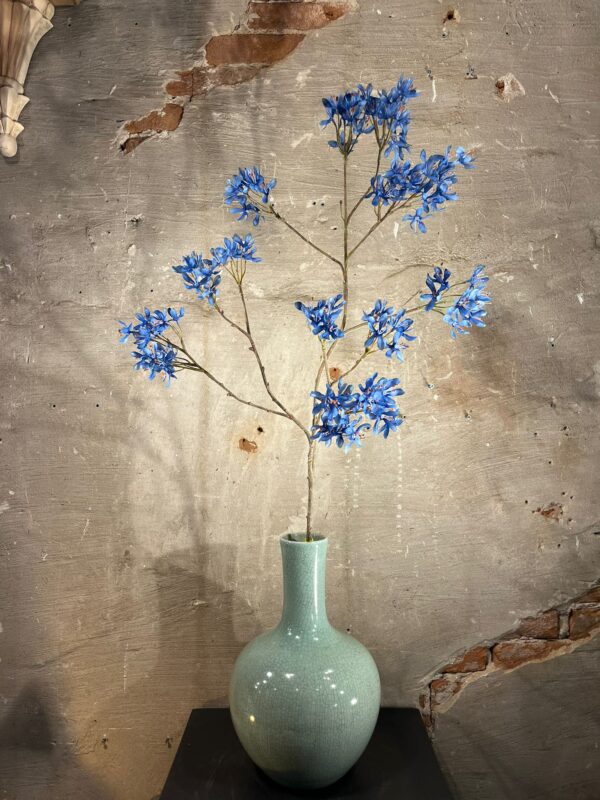 Zijden campanula tak blauw