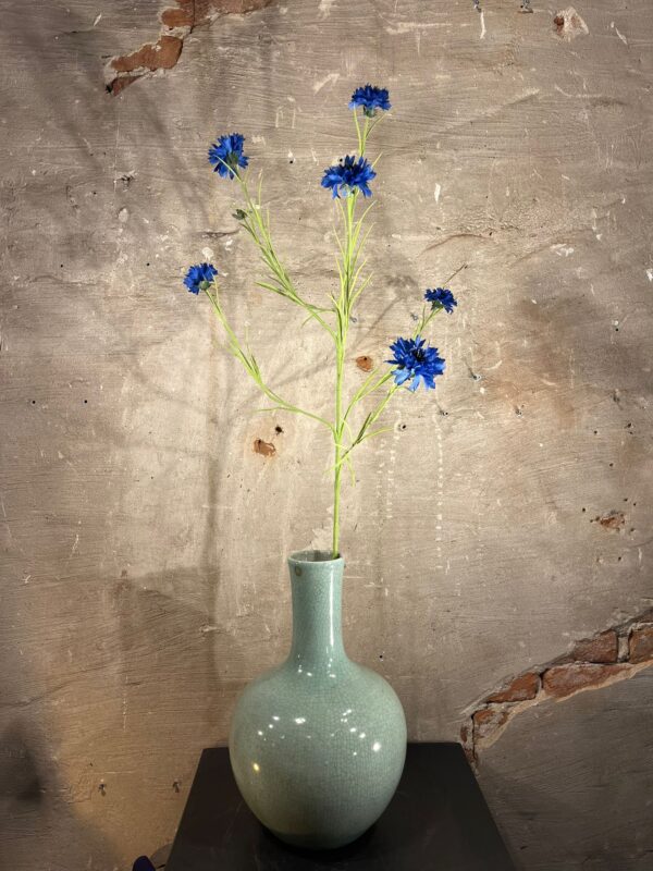 Zijden korenbloem donker blauw