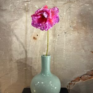 Zijden papaver paars roze