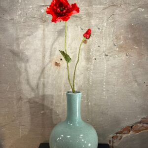 Zijden papaver rood