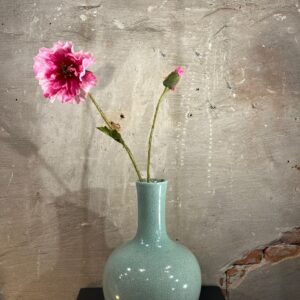 Zijden papaver roze