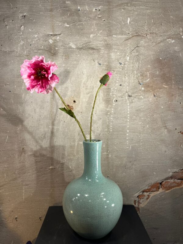 Zijden papaver roze