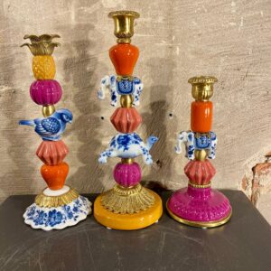 set kandelaren van 3 hoog 26 28 20 cm
