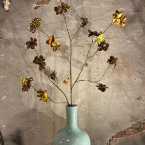 Hortensia Acryl bloem brons