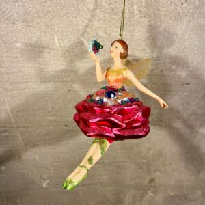 Kerst bloemen elfje met ster