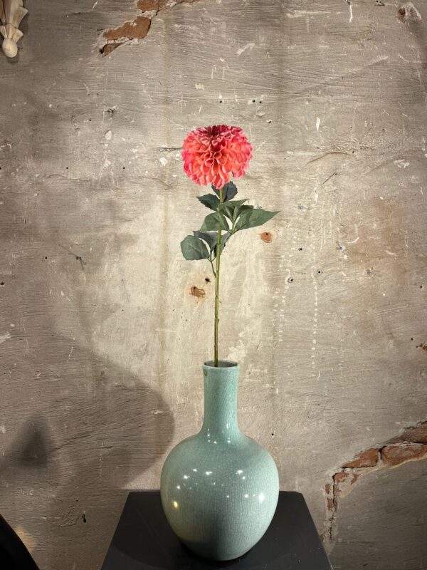 Zijden dahlia tak roze
