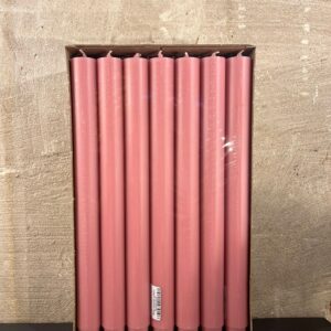 Diner kaarsen kleur roze