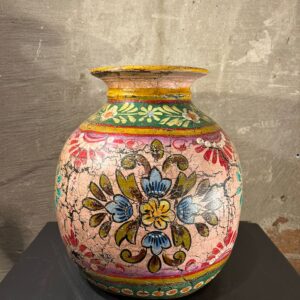 Houten melkpotten Roze