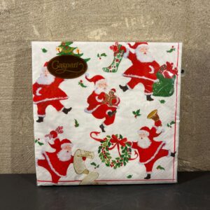 Servetten dancing santas