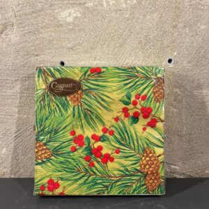 Servetten evergreen and berries