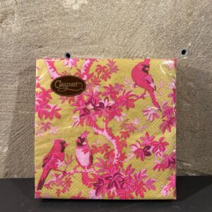 Servetten scenic songbirds rose gold