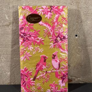 Servetten scenic songbirds rose gold