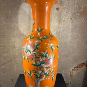 Aardewerk vaas oranje