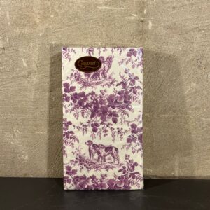 Servetten Hunting toile aubergine