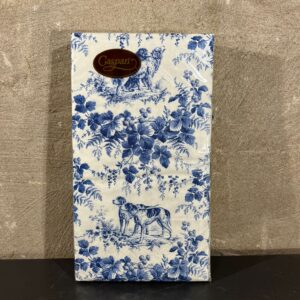 Servetten Hunting toile blue