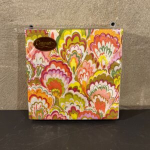 Servetten Marbled ceramica raspberry