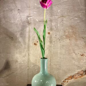 Zijden Pioen tulp paars roze