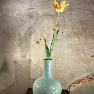 Zijden Tulpen geel met rood