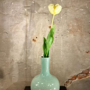 Zijden pioen tulp creme