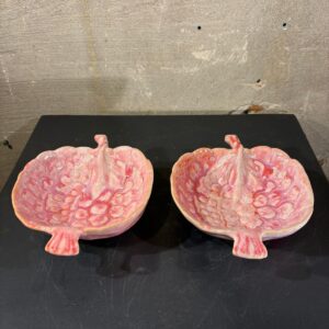 set van twee granaatappel schaaltjes roze