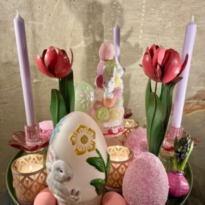 Easter platter pink
