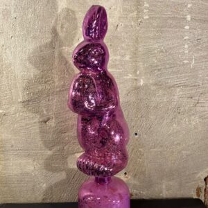 Haas met verlichting paars