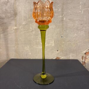 Tulpen waxinehouder peach groot