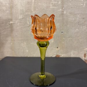 Tulpen waxinehouder peach klein