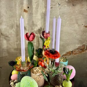 Easter platter met kandelaar kuiken