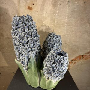 Hyacinten vaas blauw groot