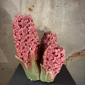 Hyacinten vaas roze groot