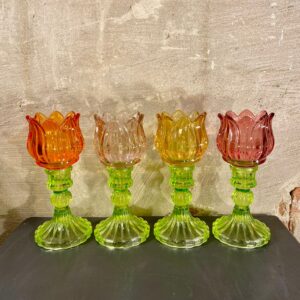 Set tulpen waxines set van 4 mix kleuren