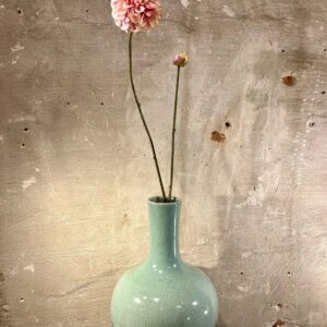 Zijden dahlia tak roze