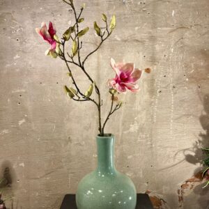 Zijden magnolia tak mauve